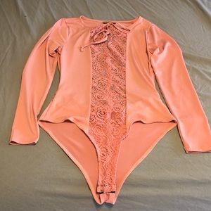 Pink one piece